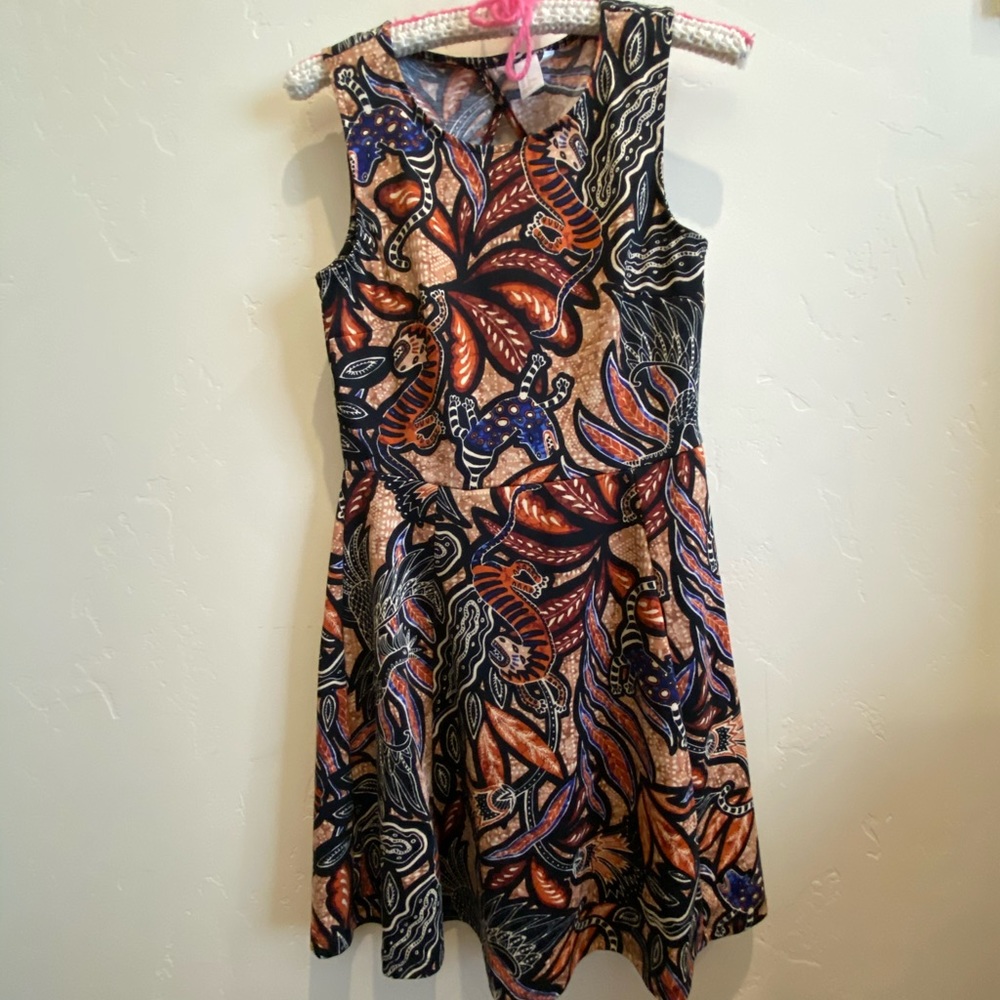 H & M Knee Length Midi Dress Peekaboo Back (Med)